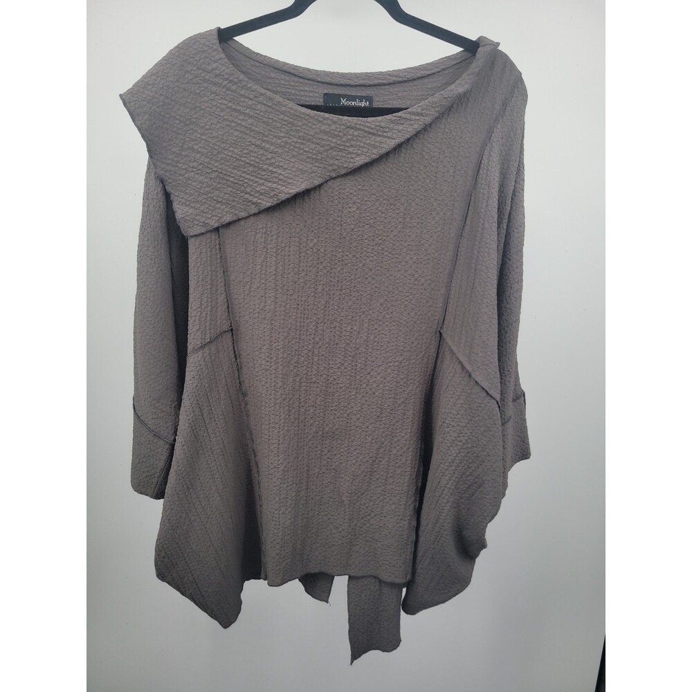 Moonlight Lagenlook Top Sz L Artsy Relaxed Fit
